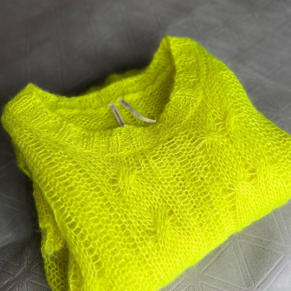 Neon Yellow Women's Sweater